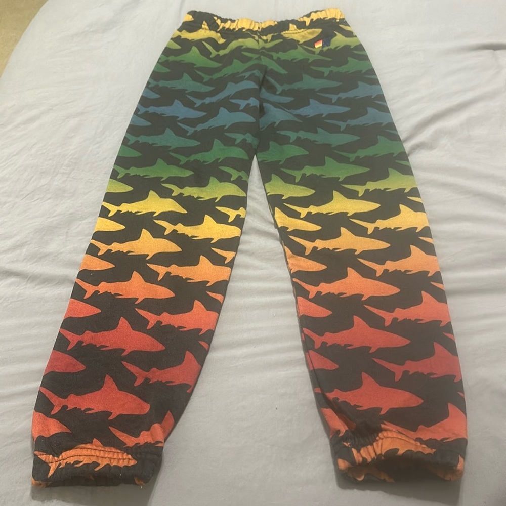 Aviator NATION Shark jogging pants.